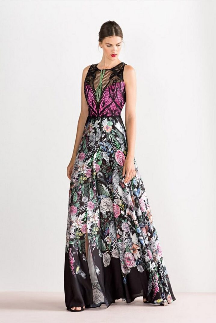 Folia maxi Γυναικείο φόρεμα-Floral