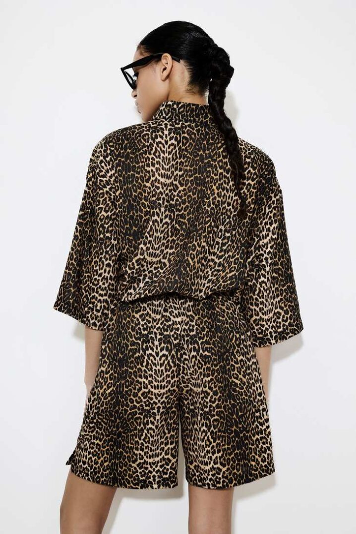 Γυναικείο Σορτς Nina-Animal Print - Image 2
