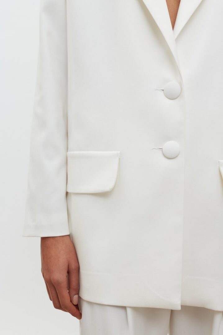 Γυναικείο Alaia Blazer-Off White - Image 6