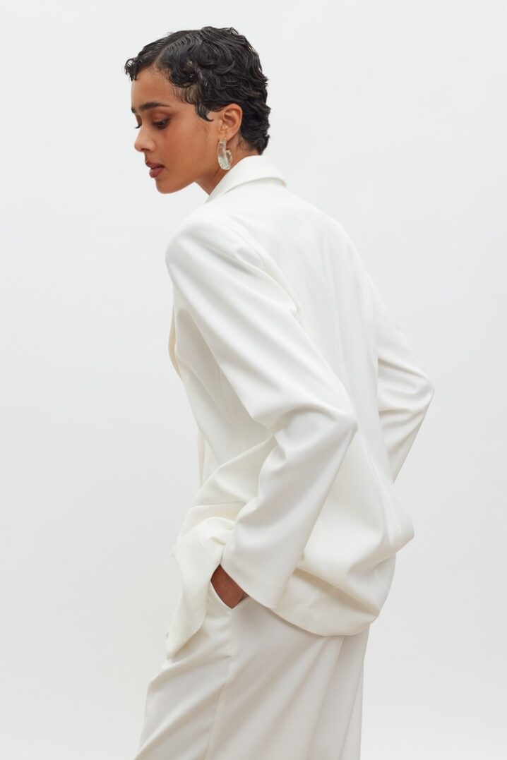 Γυναικείο Alaia Blazer-Off White - Image 5