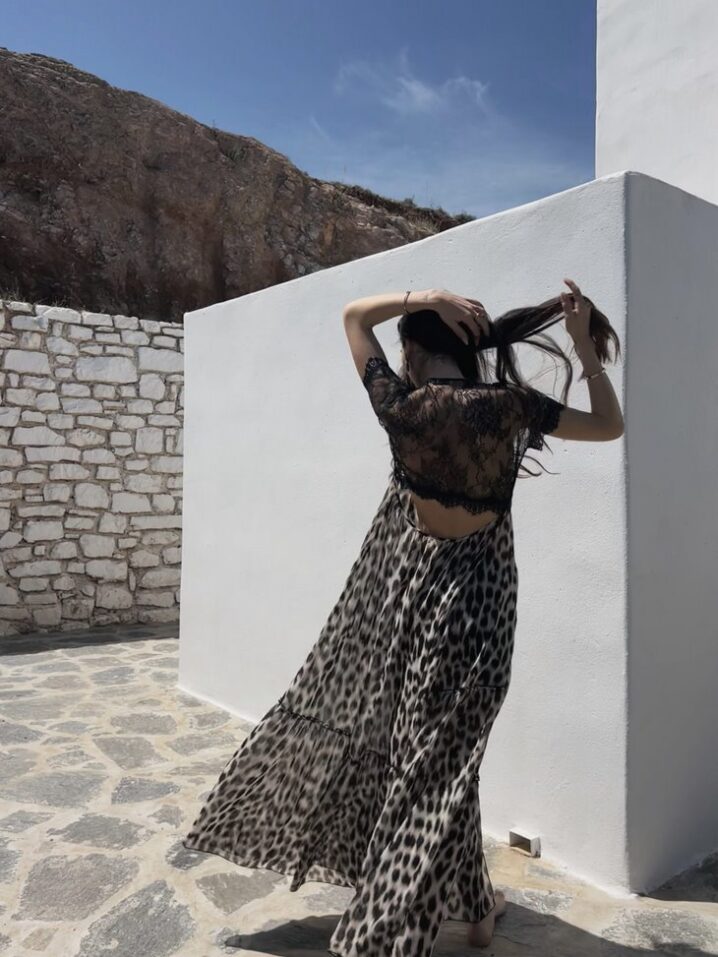 Γυναικείο Kenya Maxi Φόρεμα-Animal Print - Image 5