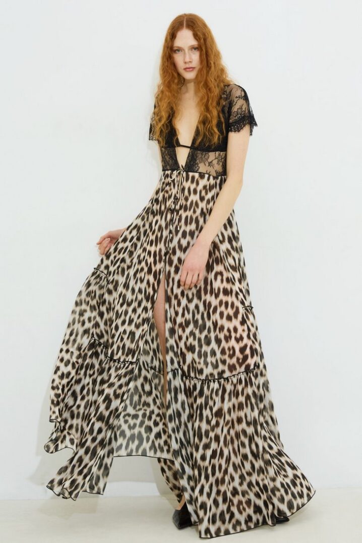 Γυναικείο Kenya Maxi Φόρεμα-Animal Print - Image 6
