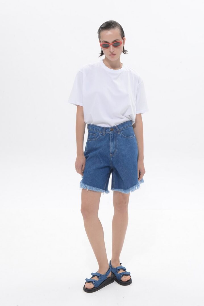 Γυναικείο Domna Denim Shorts-Mid Blue