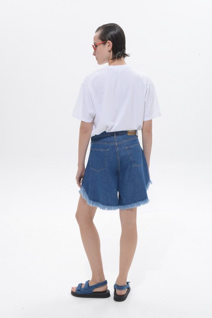 Γυναικείο Domna Denim Shorts-Mid Blue - Image 3