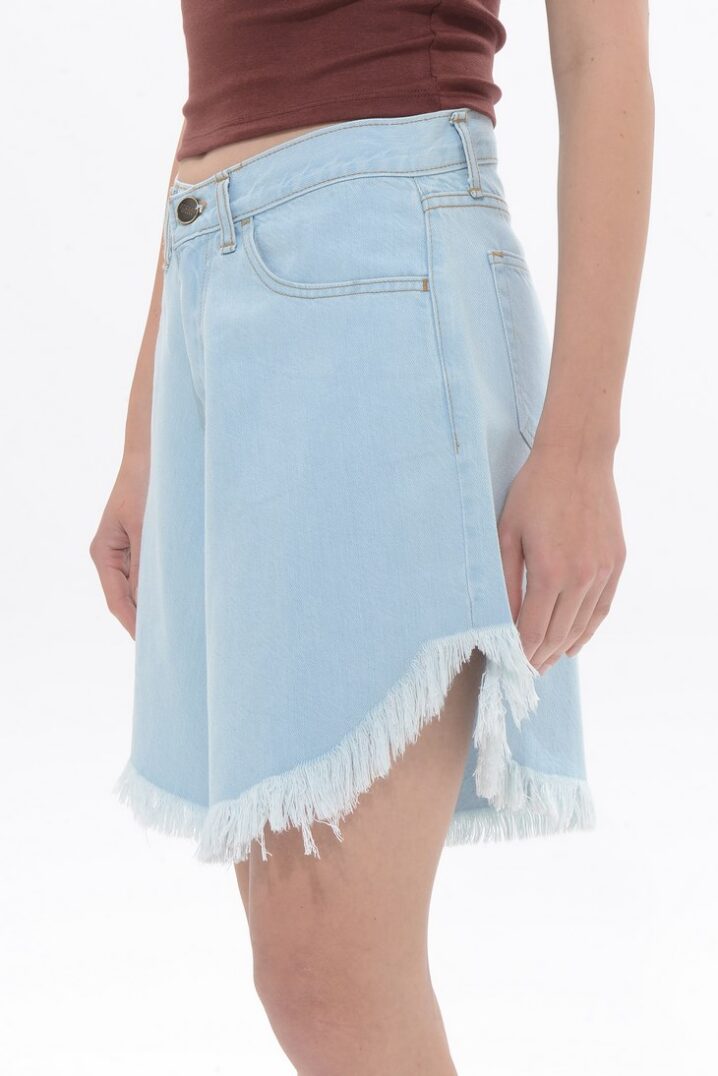 Γυναικείο Domna Denim Σορτς-Light Blue - Image 2