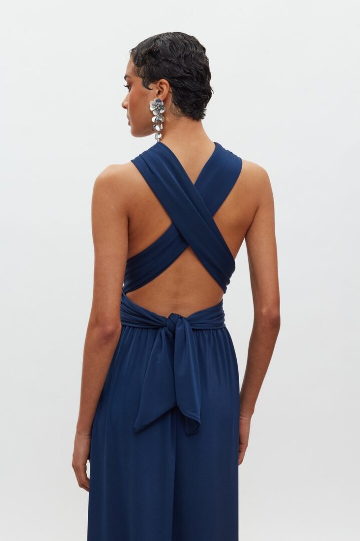 Γυναικείο Maxi Φόρεμα Beatrice Polymorphic-Royal Blue - Image 5