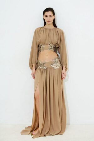 Γυναικεία Brielle Maxi Φούστα-Nude