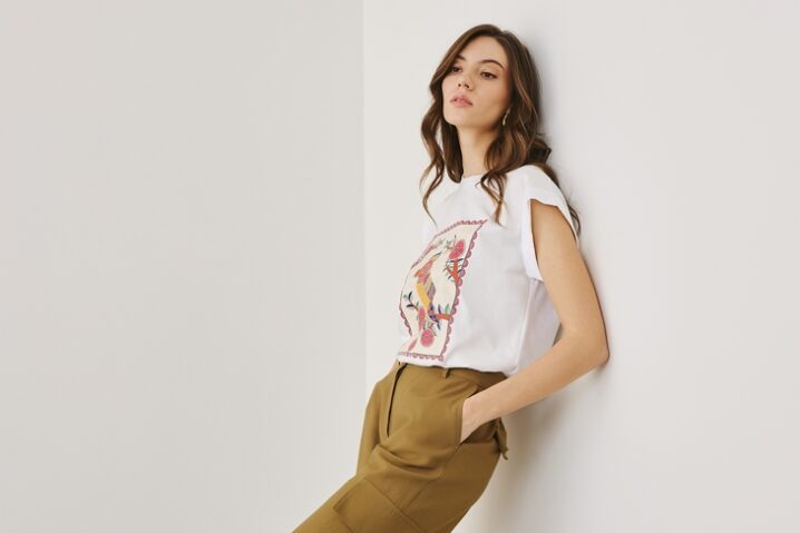 Γυναικείο Bird T-Shirt-Λευκό - Image 2