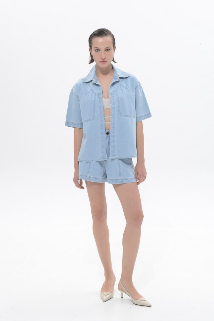 Γυναικείο Jean Jacket Odette-Light Blue