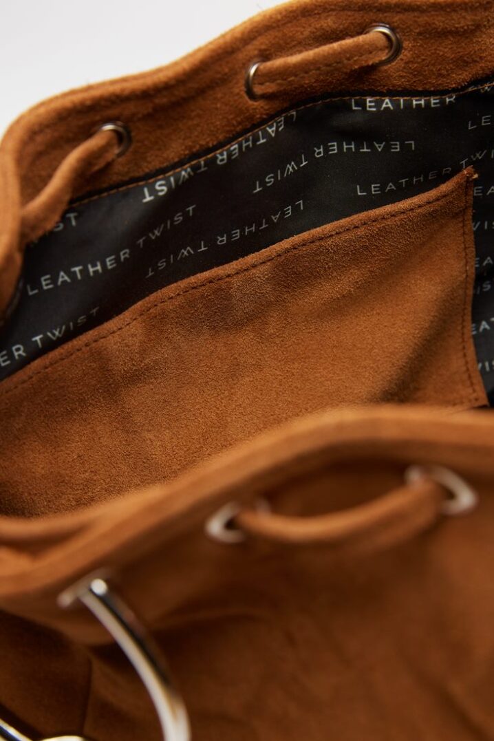 Γυναικεία Aria Large Suede Τσάντα-Ταμπά - Image 6