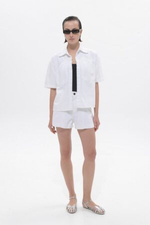 Γυναικείο Jean Jacket Odette-Λευκό