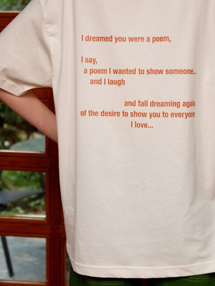 Γυναικείο Poem T.Shirt-Eκρού - Image 5
