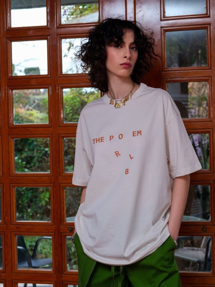 Γυναικείο Poem T.Shirt-Eκρού