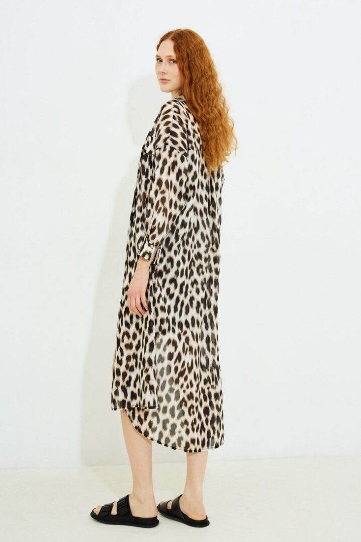 Γυναικείο Raine Leopard Shirt Dress-Αnimal Print - Image 2