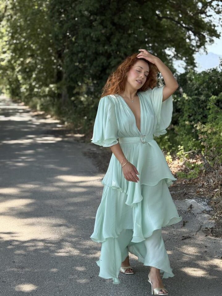 Γυναικείο Sarah Φόρεμα-Μέντα - Image 3