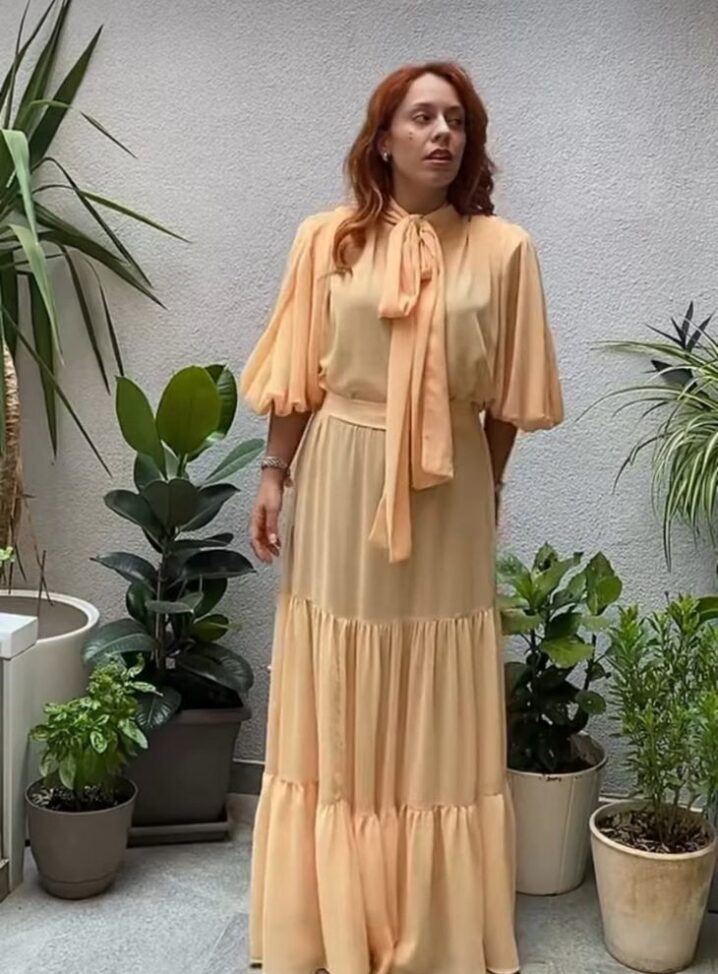 Γυναικεία Carol Maxi Φούστα-Salmon