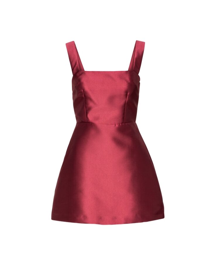 Γυναικείο Φόρεμα Mini Vasiliki-Vintage Red - Image 3
