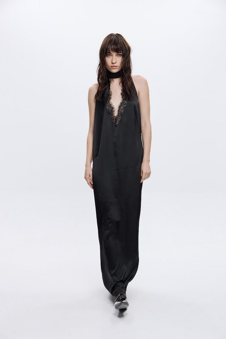 Γυναικείο φόρεμα Chloe Satin Dress - Image 3