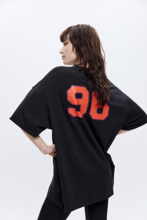 Γυναικείο μπλούζα Est.96 Red T-Shirt Oversize