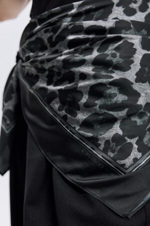 Γυναικείο Φουλάρι ζώνη-Leopard Print Scarf Belt