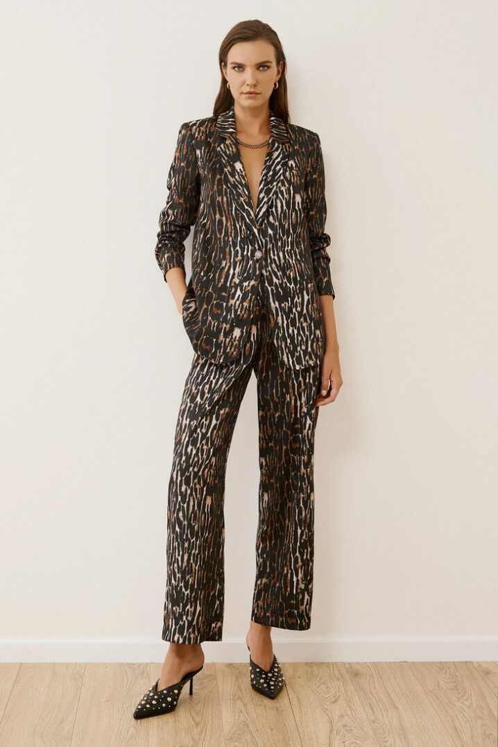 Γυναικείο Παντελόνι Leopard-Animal print - Image 3