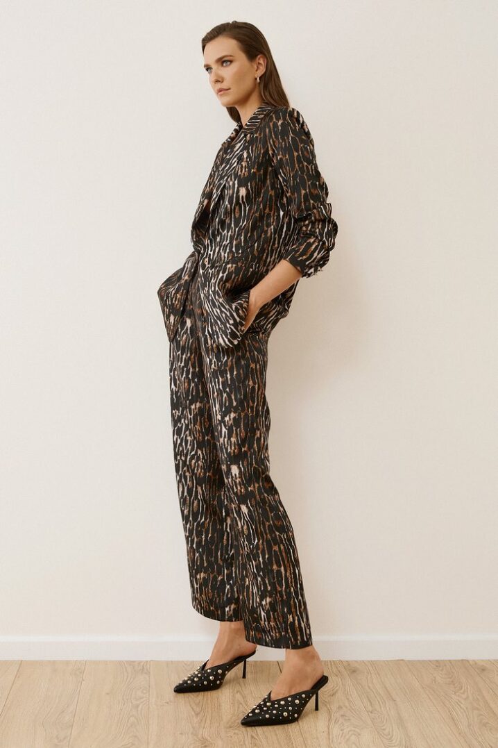 Γυναικείο Παντελόνι Leopard-Animal print - Image 2