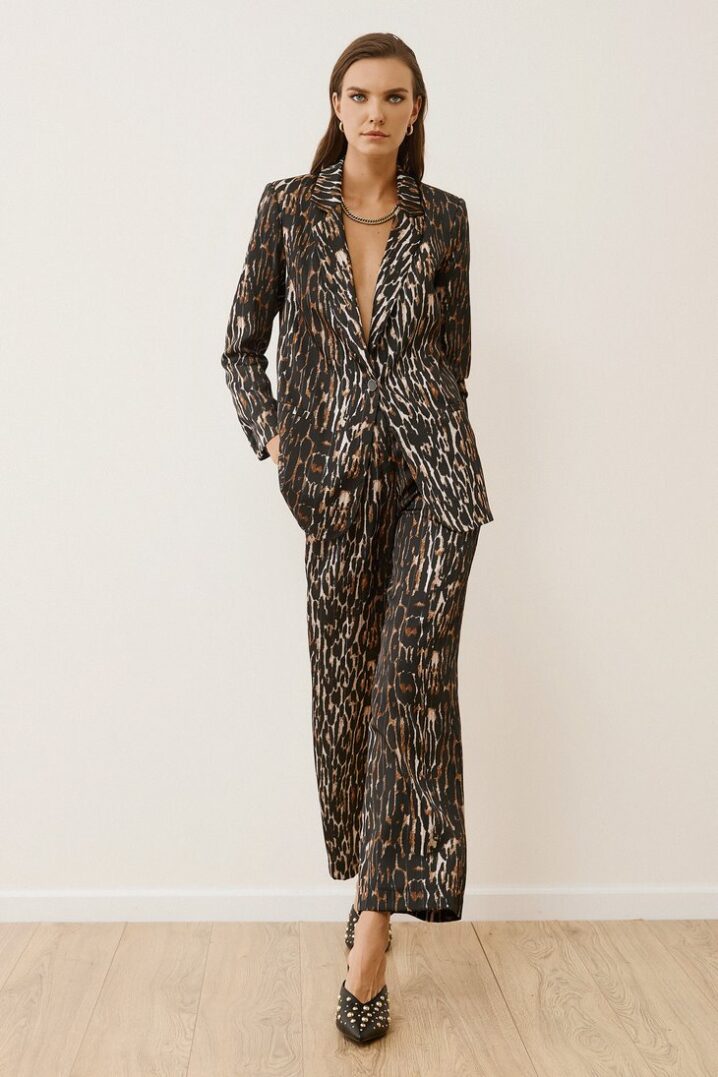 Γυναικείο Παντελόνι Leopard-Animal print