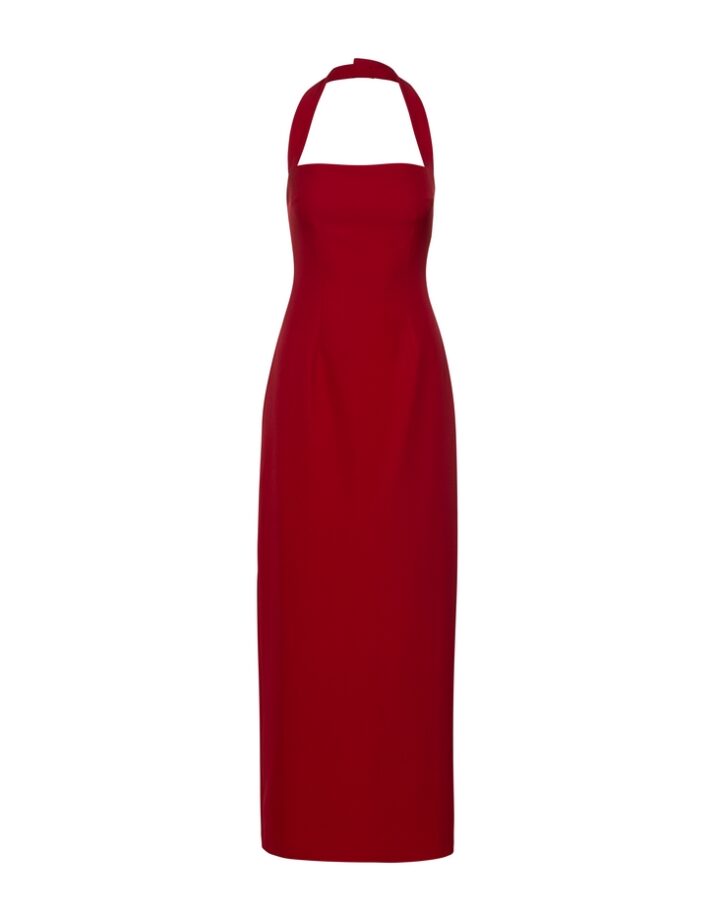 Γυναικείο Φόρεμα Alba-Cherry Red