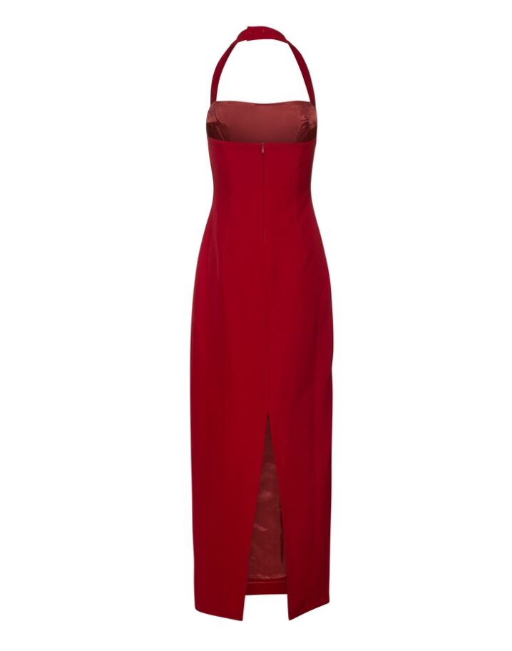 Γυναικείο Φόρεμα Alba-Cherry Red - Image 2