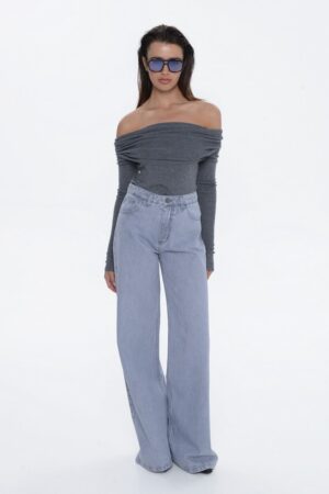 Γυναικείο Jean Παντελόνι Bellen-Platinum Grey