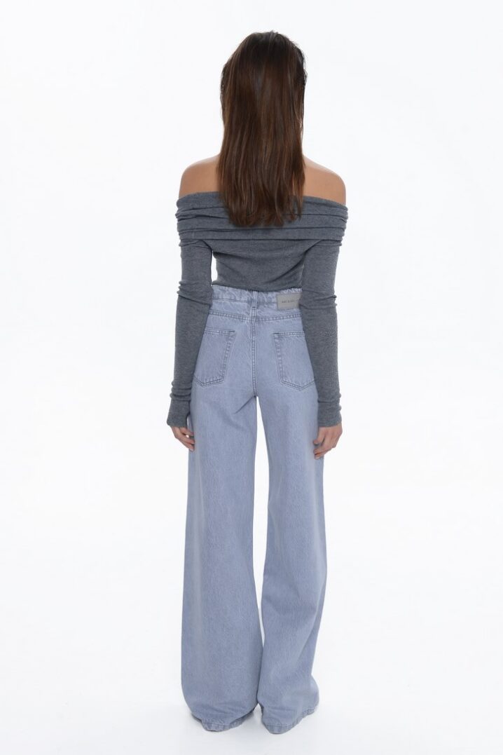 Γυναικείο Jean Παντελόνι Bellen-Platinum Grey - Image 2