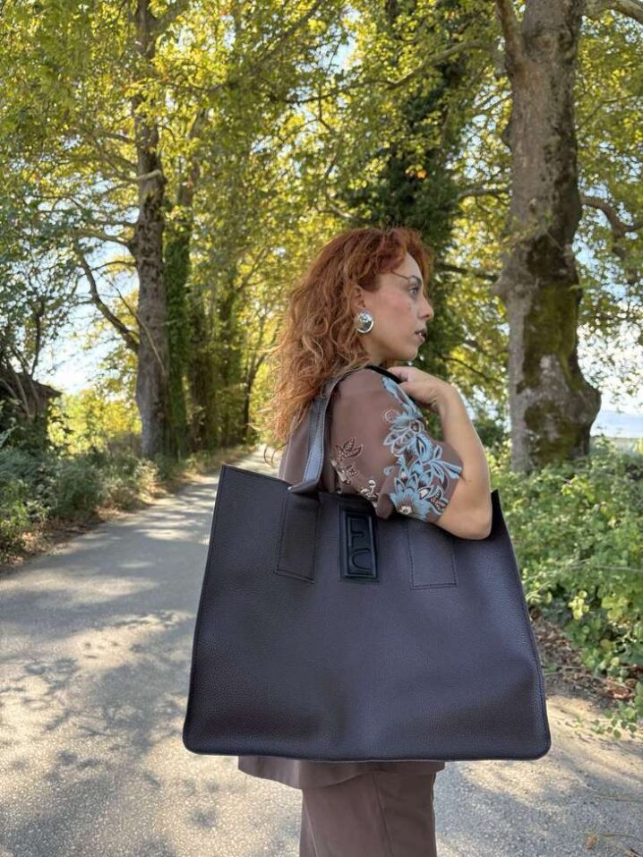 Γυνακεία Shopping Bag-Καφέ - Image 2