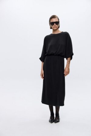 Γυναικείο Stella Knit Φόρεμα-Μαύρο