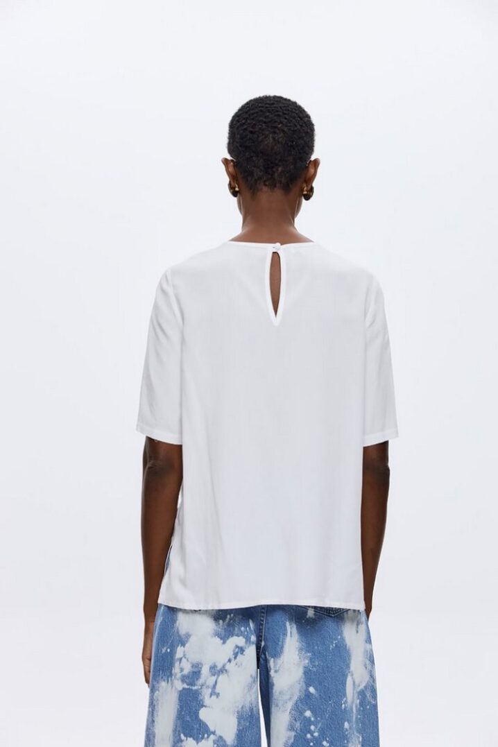 Γυναικείο Purrfectly Wild Voile Top-Λευκό - Image 2