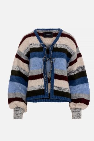 Γυναικείο Stripped knit cardigan bollero-Έμπριμε