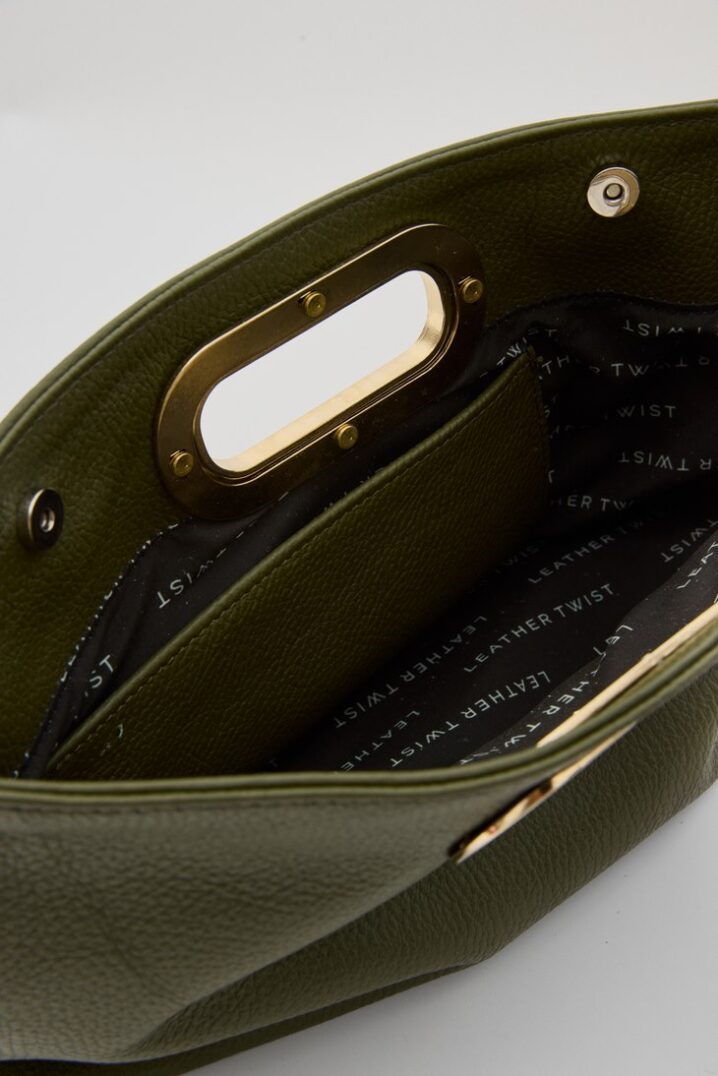 Γυναικεία Δερμ.Τσάντα Clutch Got Her-Χακί - Image 4