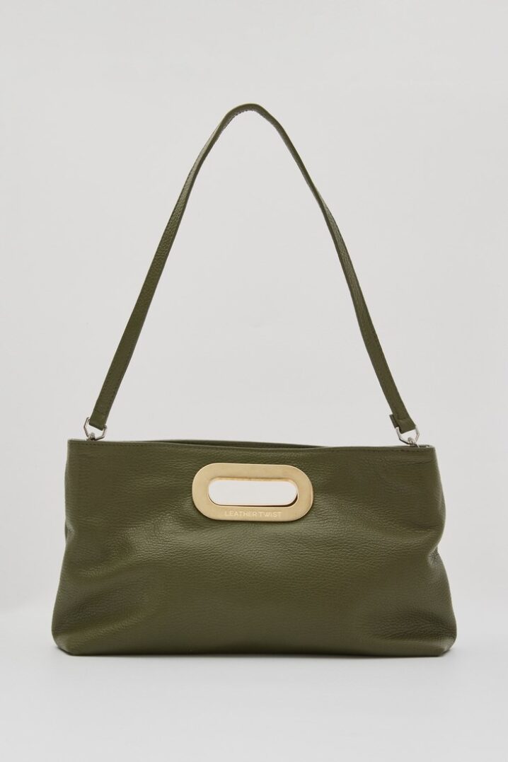Γυναικεία Δερμ.Τσάντα Clutch Got Her-Χακί - Image 3