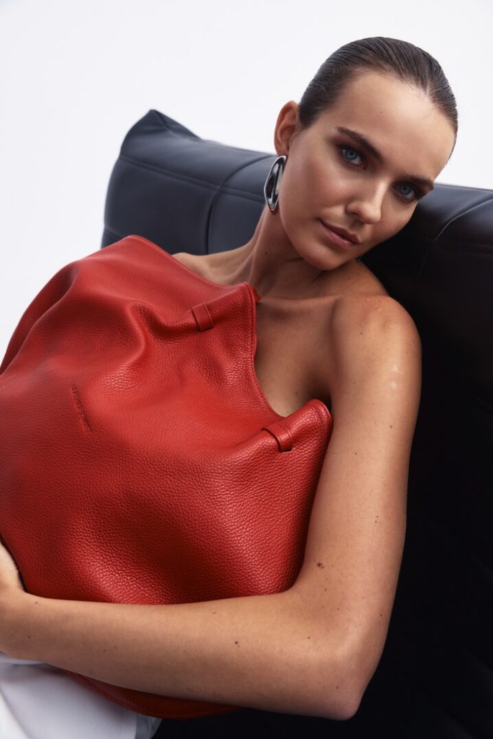 Γυναικεία Δερμ. Shopper Τσάντα Blush-Κόκκινο - Image 3