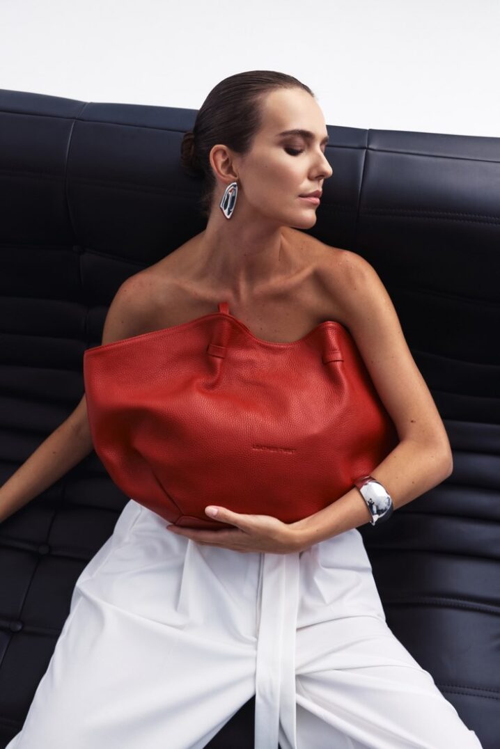 Γυναικεία Δερμ. Shopper Τσάντα Blush-Κόκκινο