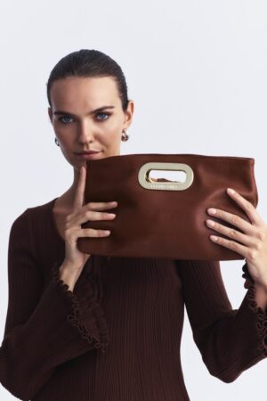 Γυναικεία Δερμ.Τσάντα Clutch Got Her-Καφέ