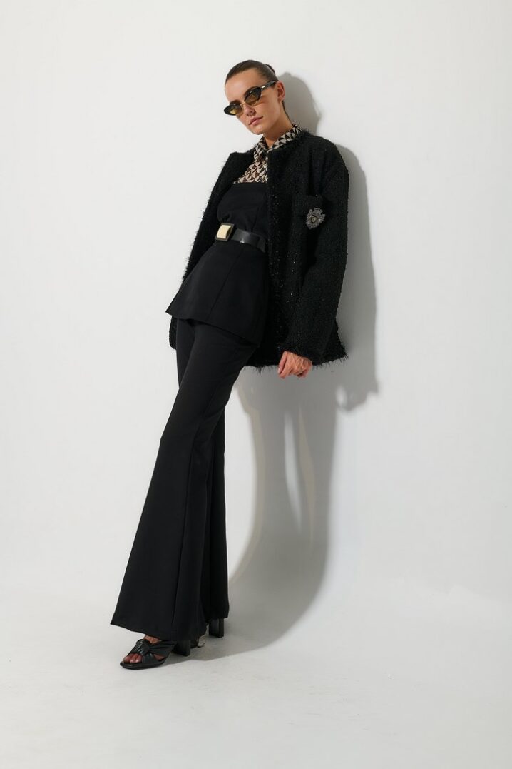 Γυναικείο Σακάκι Chanel-Μαύρο - Image 2