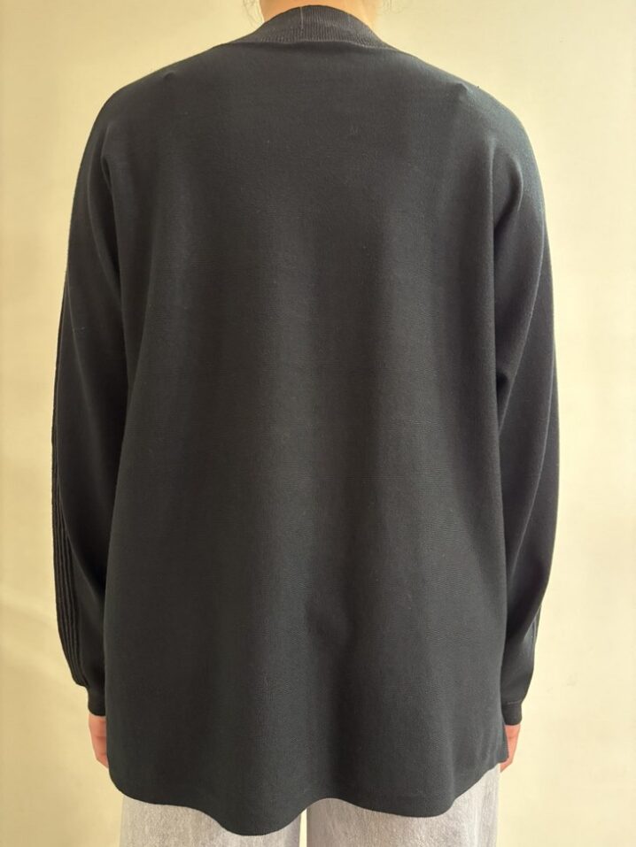 Γυναικεία Πλεκτή Μπλούζα Glam Rollneck-Μαύρο - Image 2