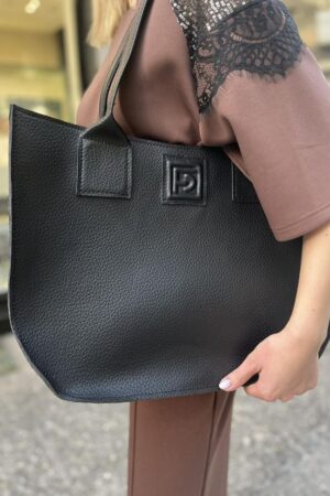 Γυναικεία Shopping Bag-Μαύρο