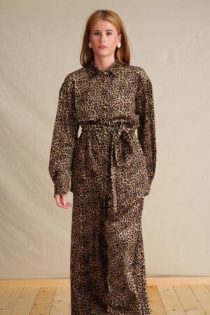 Γυναικείο Animal Velvet Σετ-Animal Print