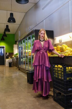 Γυναικείο Sarah Φόρεμα-Deep Purple