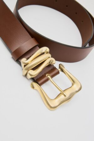 Γυναικεία Δερμ. Ζώνη Sonata-Καφέ