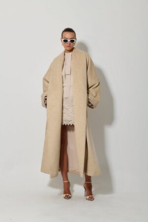 Γυναικείο Παλτό Ubanon-Εκρού