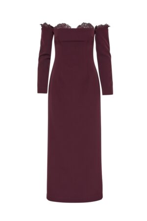 Γυναικείο Dorothy Φόρεμα-Burgundy