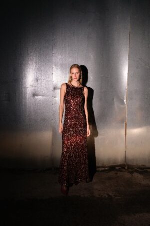 Γυναικείο Karma Φόρεμα-Μπορντό