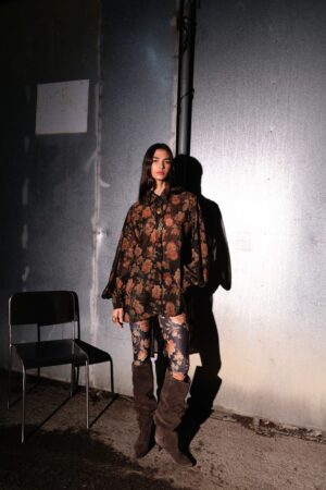 Γυναικείο Fortuna Asymmetrical Πουκάμισο-Floral